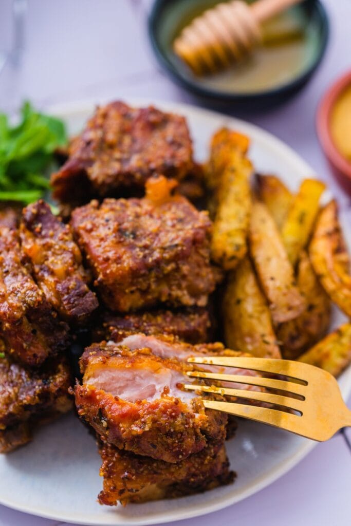 FallOffTheBone Honey and Mustard Slow Cooker Ribs Lively Table