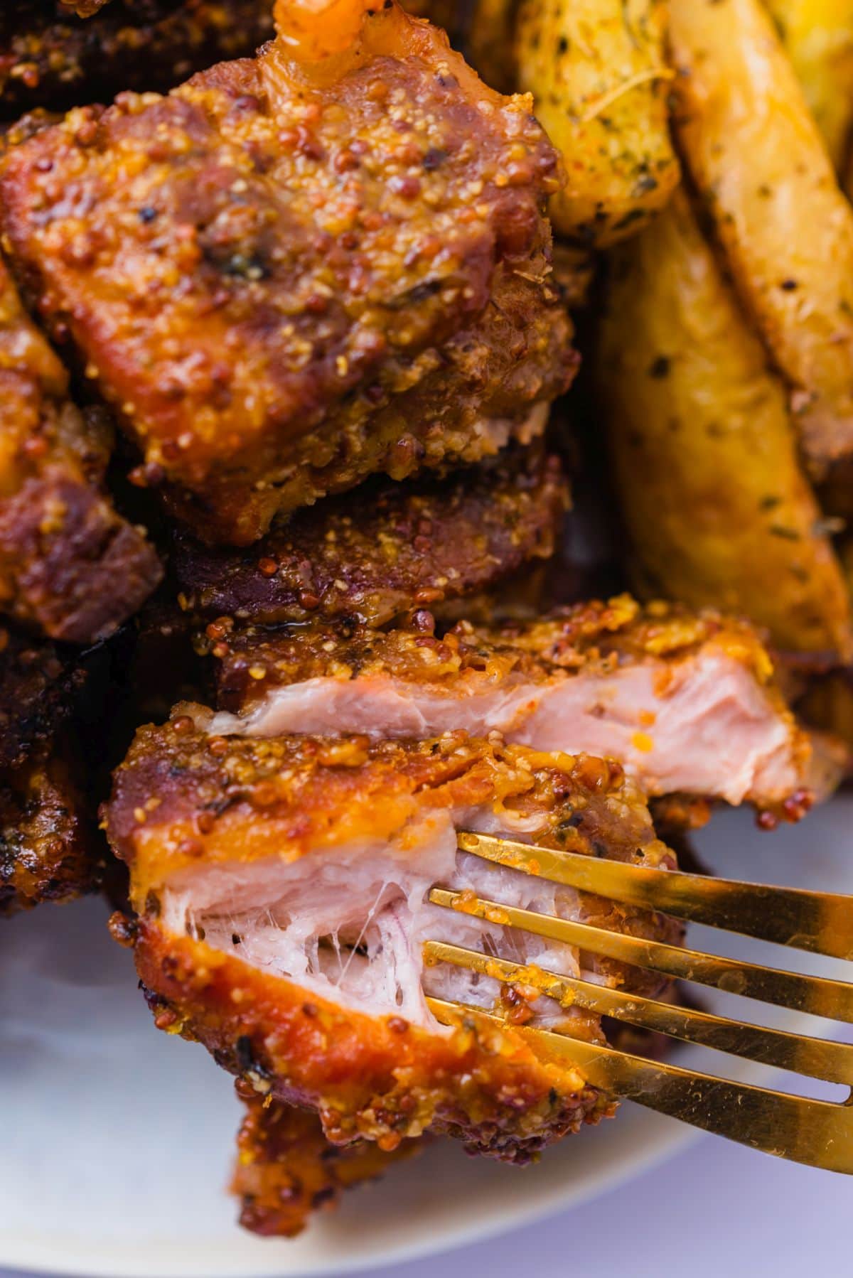 Honey and mustard slow cooker ribs 6