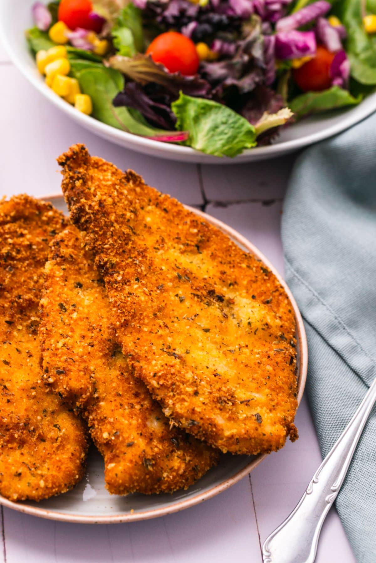 Parmesan crusted chicken 4