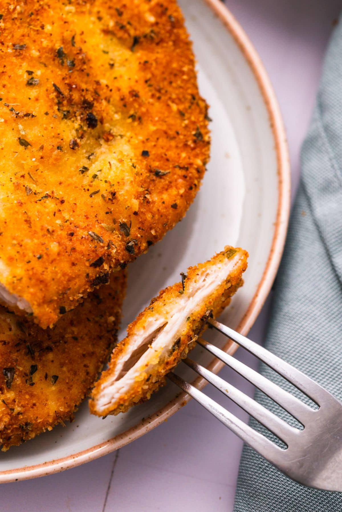 Parmesan crusted chicken 5