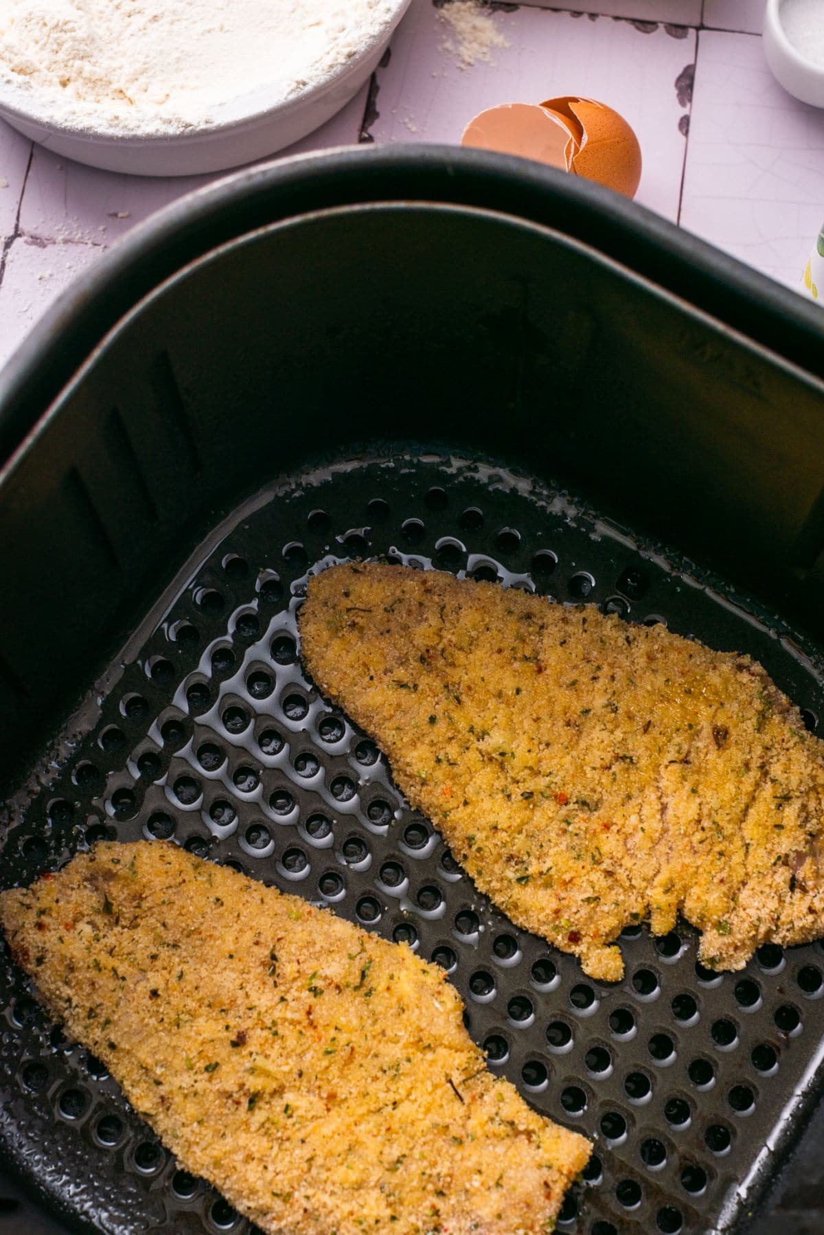 Parmesan crusted chicken step 11