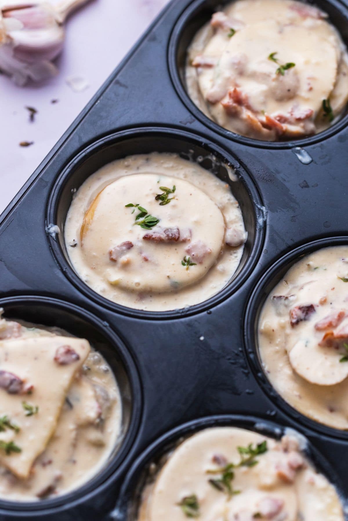 Potato gratin stacks step 10