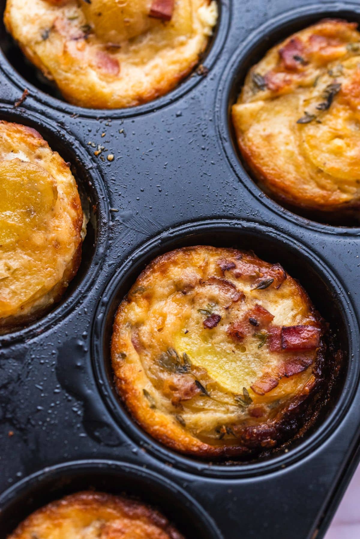 Potato gratin stacks step 14