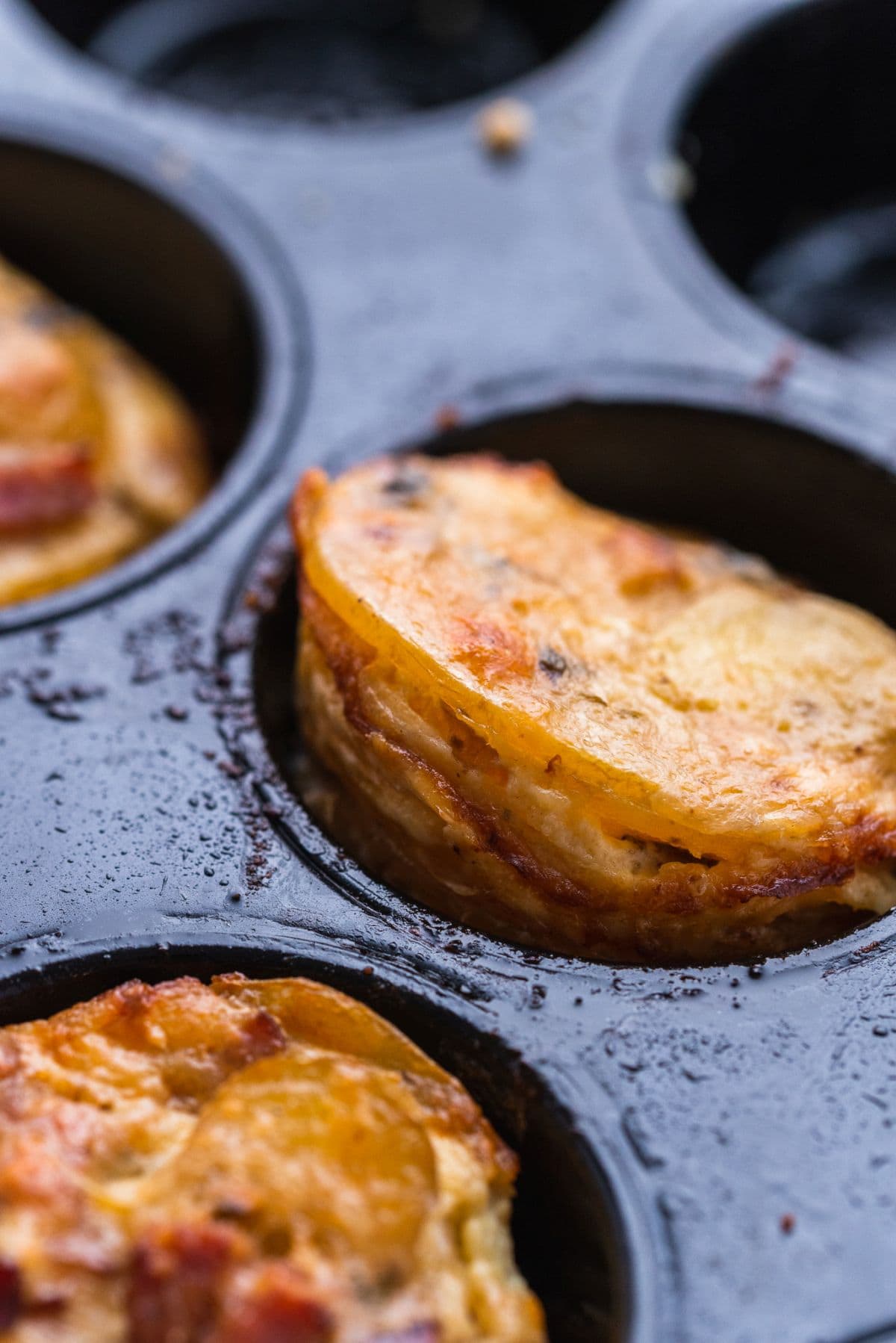 Potato gratin stacks step 15