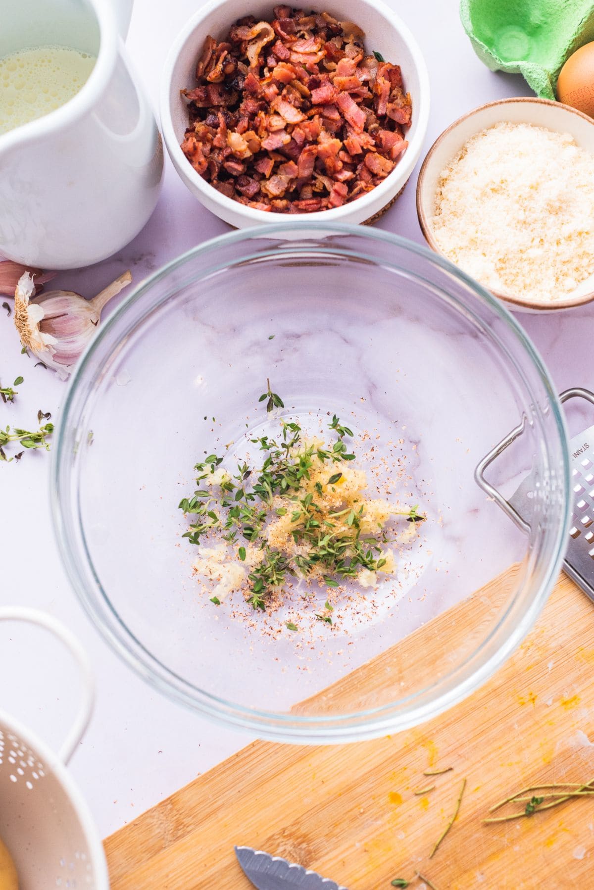 Potato gratin stacks step 2