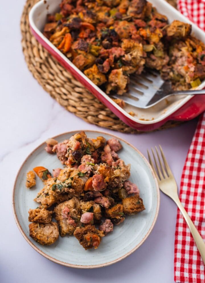 Sausage Sourdough Stuffing