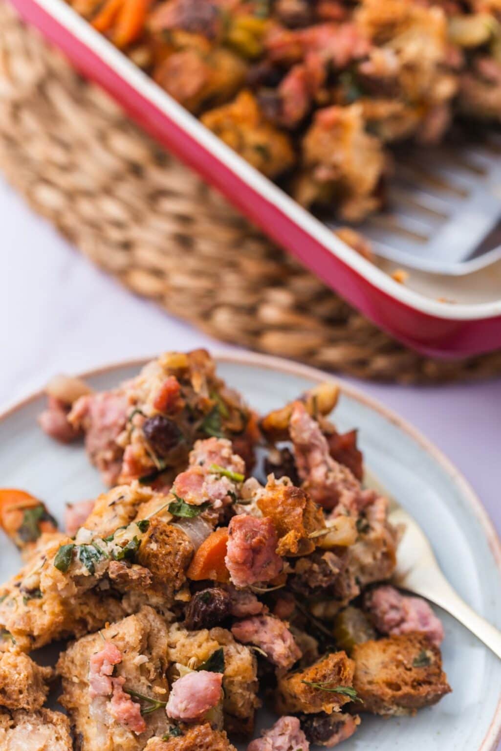 Sausage Sourdough Stuffing