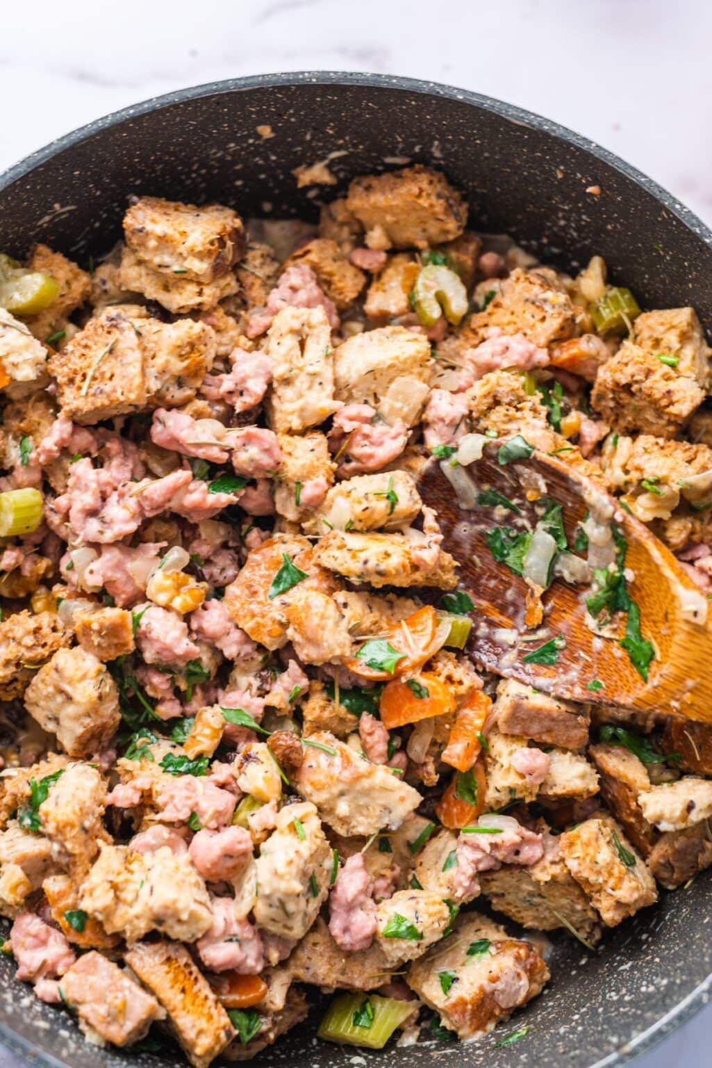 Sausage Sourdough Stuffing