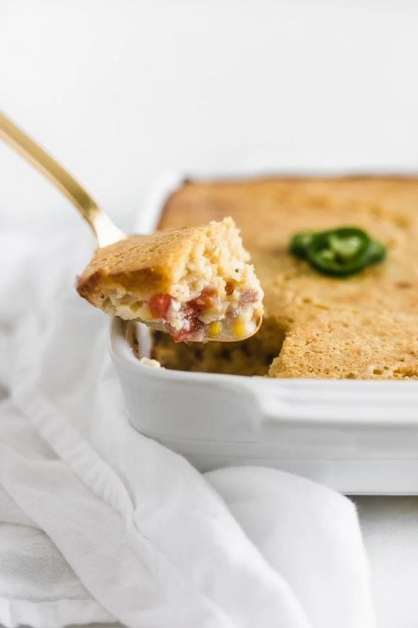 Southwest Creamed Corn Casserole