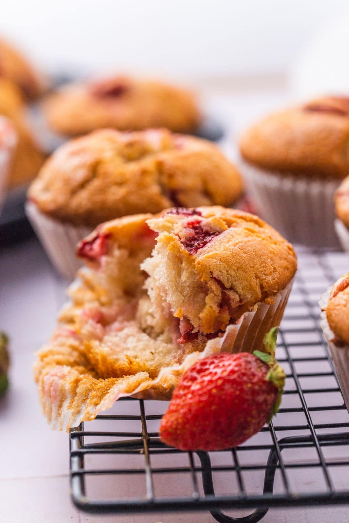 Strawberry muffins 9