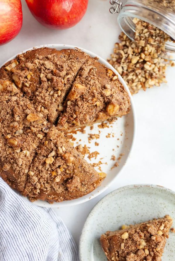 Apple Cake with Streusel Topping