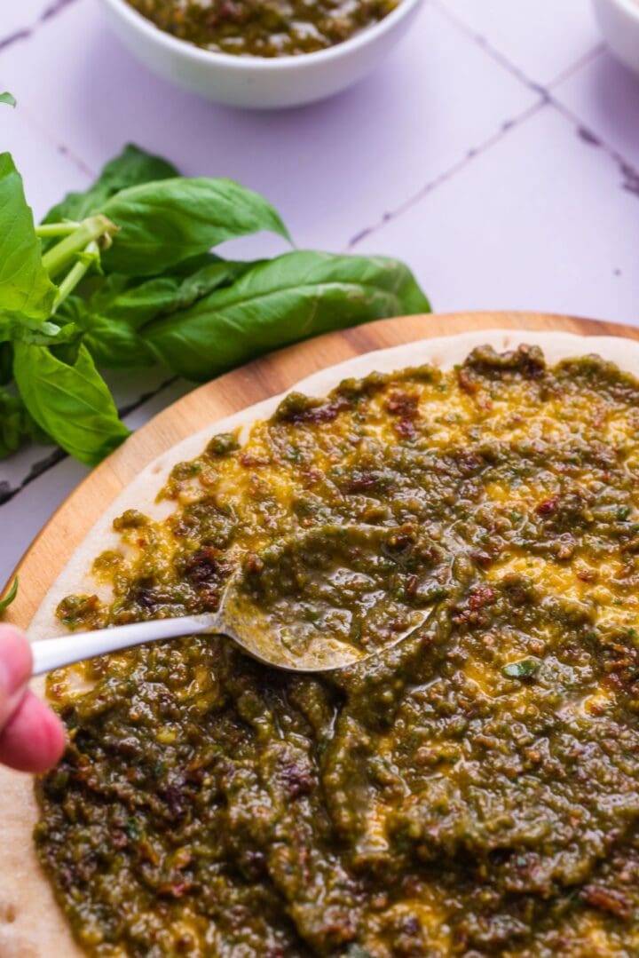 Chicken Pesto Pizza Lively Table