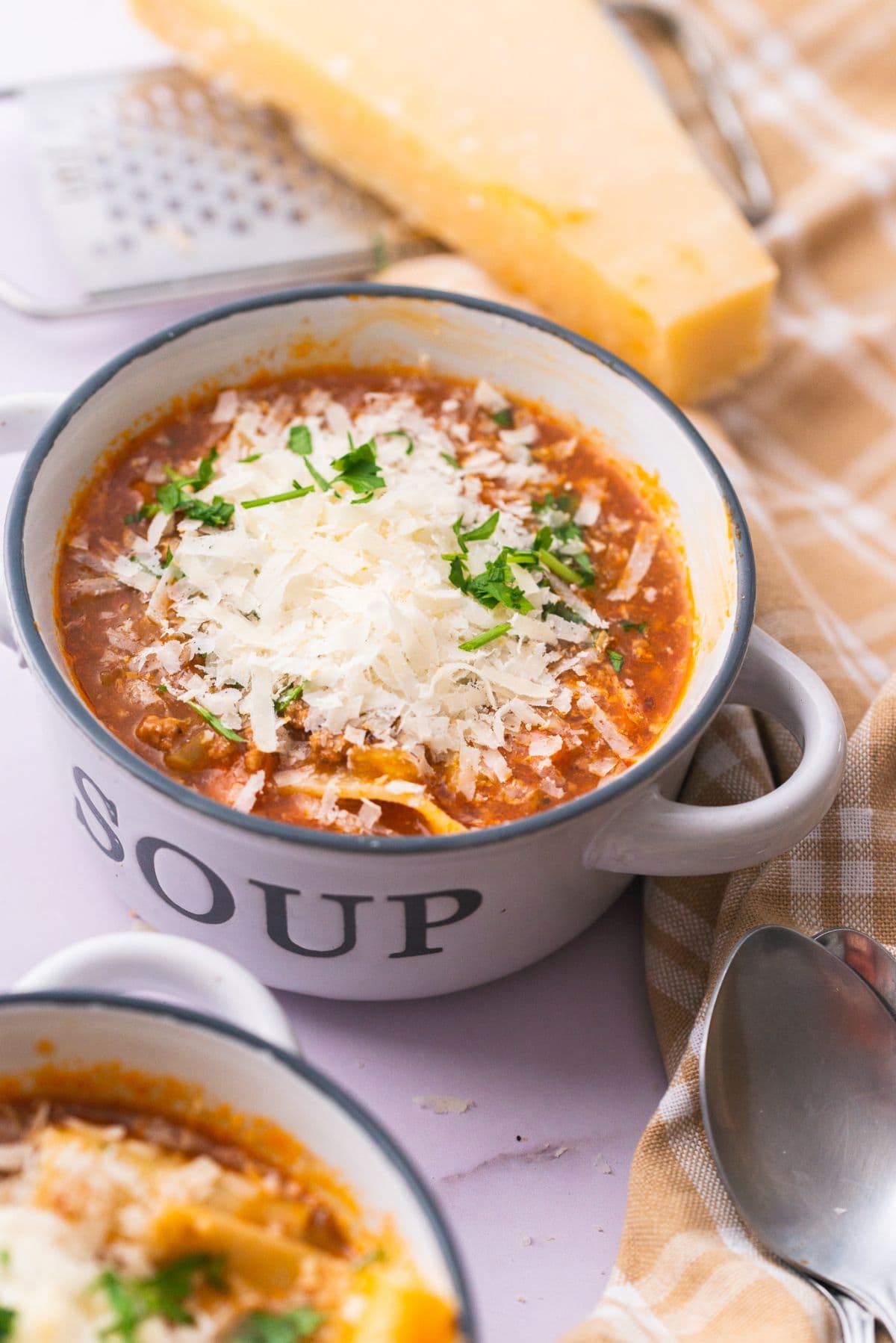 Crockpot lasagna soup 4