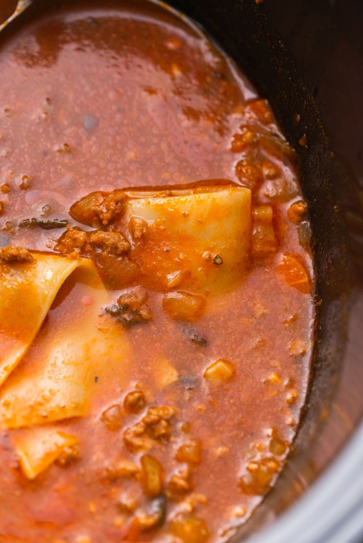 Crockpot lasagna soup 8