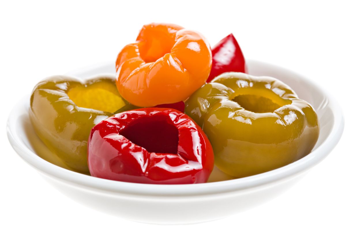 Pickled cherry peppers