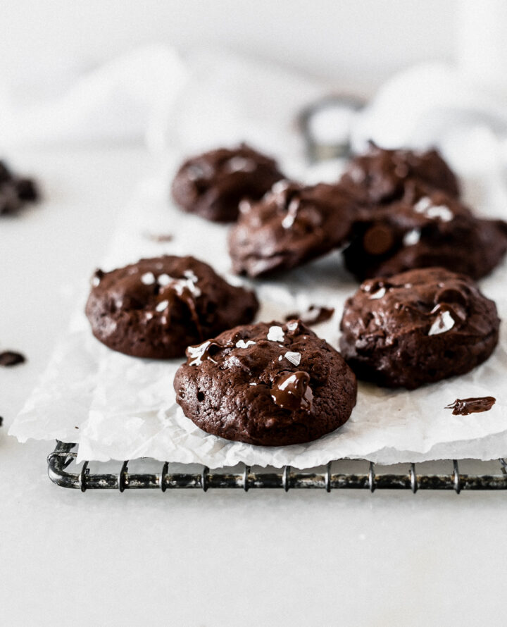 Triple Chocolate Brownie Cookies