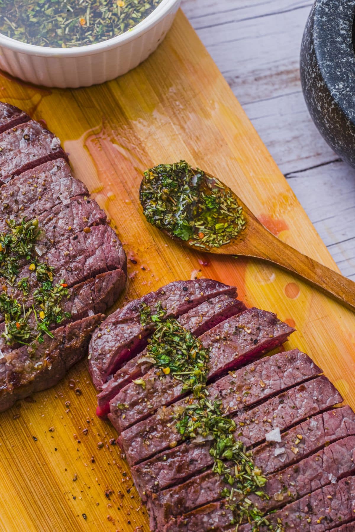 Perfect Flank Steak with Argentinian Chimichurri - Green Healthy