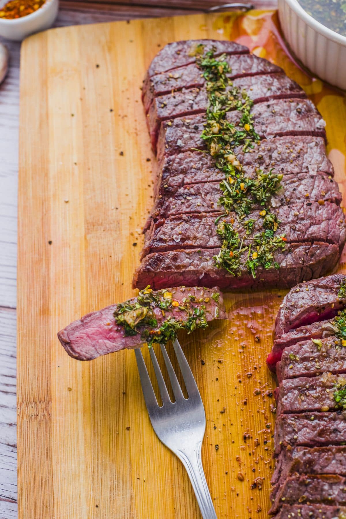 Chimichurri steak 5