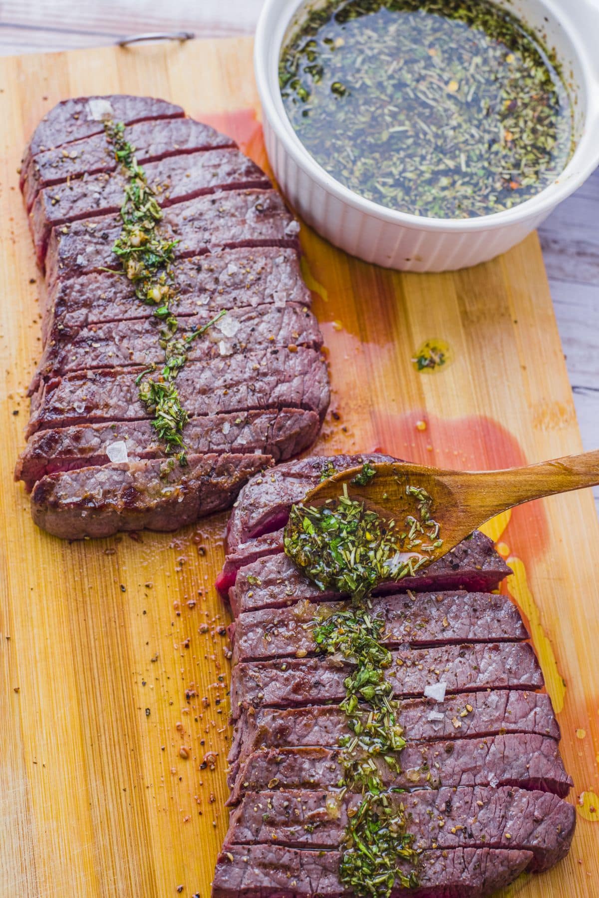 Chimichurri steak step 11