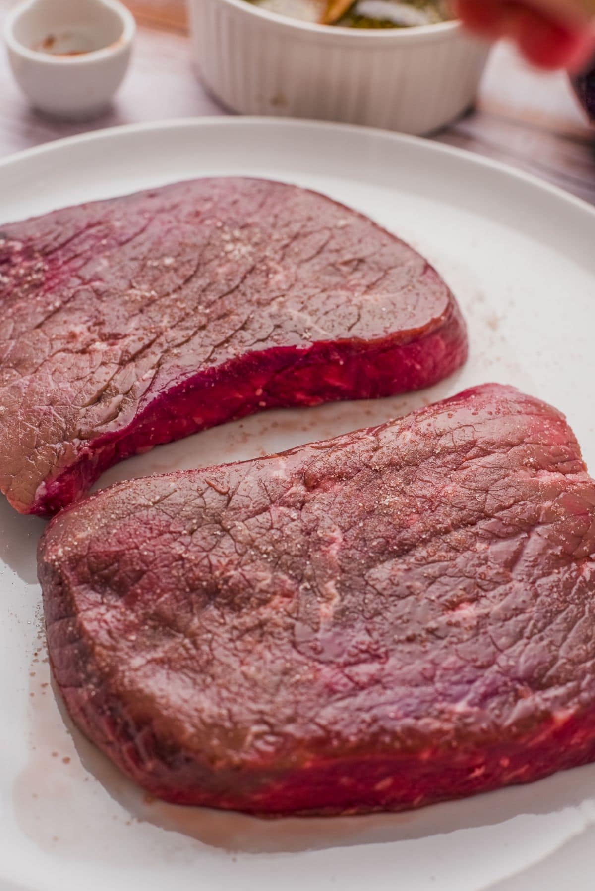 Chimichurri steak step 2