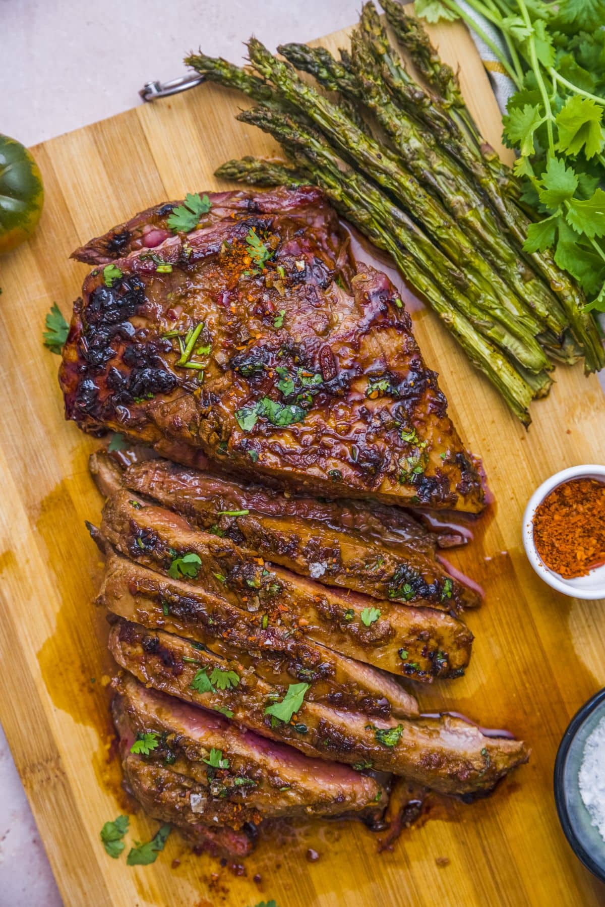 Marinated flank steak step 8