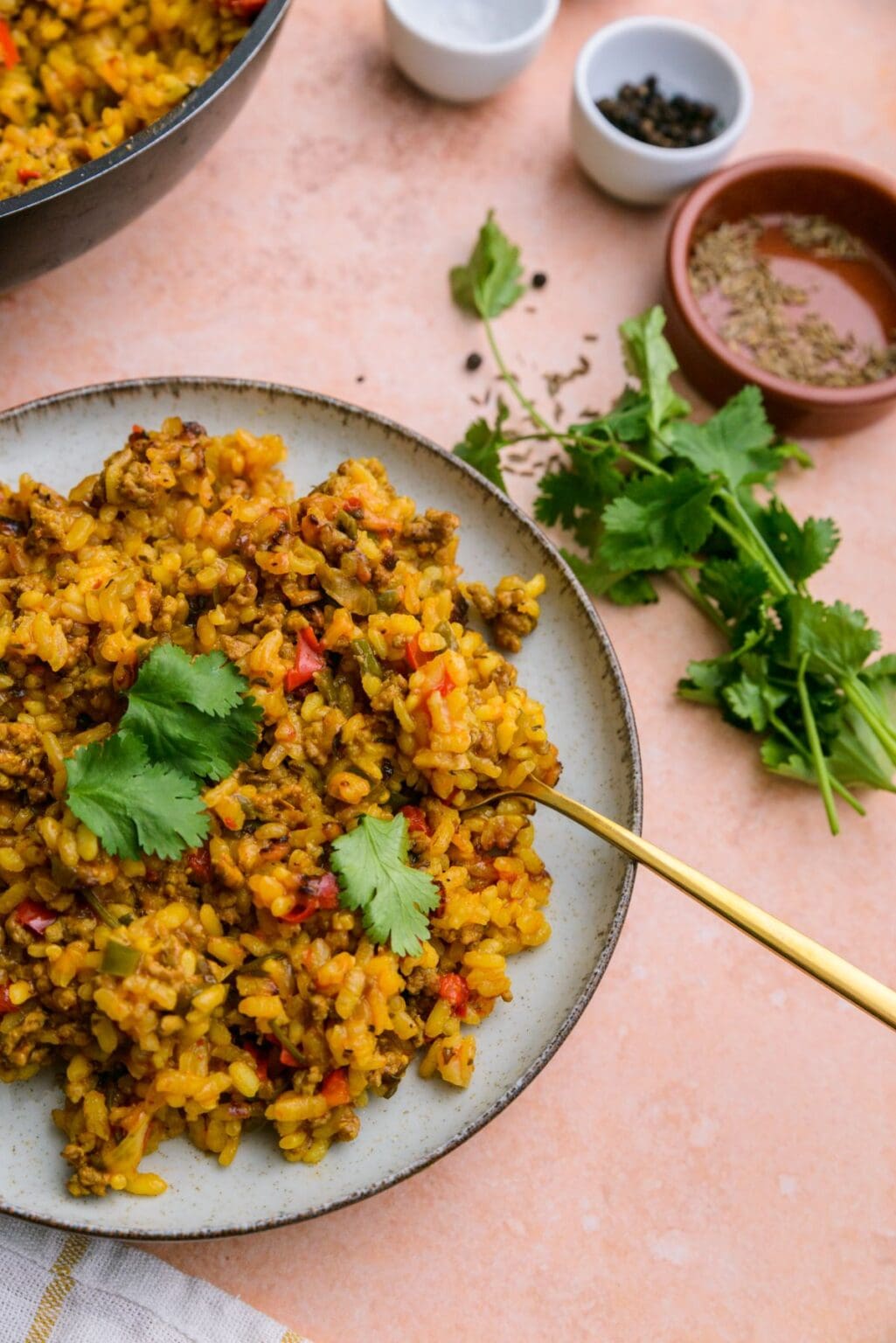 Spanish Rice with Ground Beef