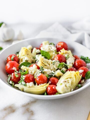 Few Pantry Ingredients Turn Into A Better Summer Side Than This Artichoke Salad