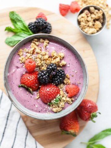Not a Smoothie, Not Ice Cream: This Berry Bowl Lands Somewhere Between