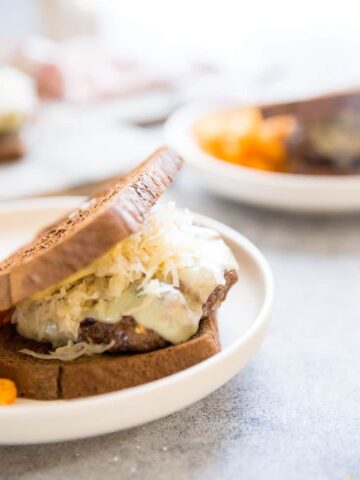 One German-Inspired Burger Started Showing Up At Backyard Cookouts