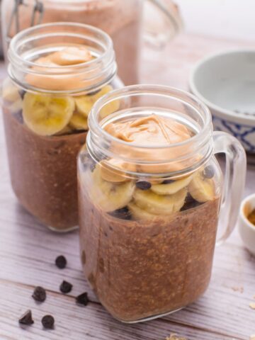 Peanut Butter and Chocolate Turn Overnight Oats Into Something That Feels Like Dessert