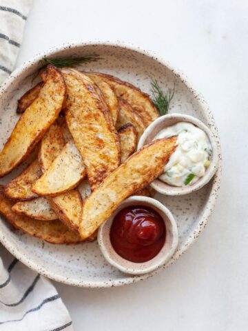 The Step That Makes These Air Fryer Potato Wedges Crisp Instead of Soft