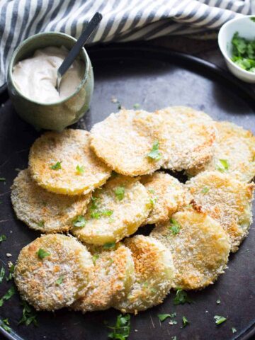 These Oven-Fried Green Tomatoes Started Replacing French Fries At Father's Day Cookouts