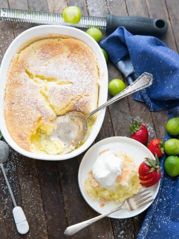 This Key Lime Cake Hides a Pudding Layer Underneath