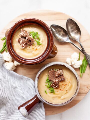 Creamy Instant Pot Cauliflower Soup