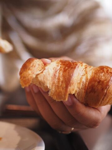 People Are Cutting Open Croissants and Putting This Inside