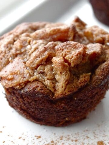 Apple Fritters Are Baked in a Muffin Pan
