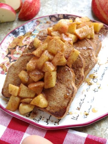 Cinnamon Apple French Toast Makes Its Apple Sauce Without Butter or White Sugar