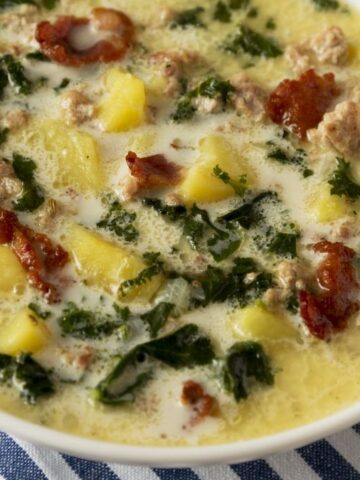 I Don’t Drain the Bacon and Sausage Drippings Before Making Zuppa Toscana
