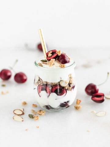 I Used Almond Milk Instead of Yogurt for This Cherry-Almond Breakfast