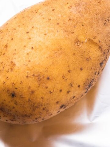 Microwave Stops Cooking This Baked Potato