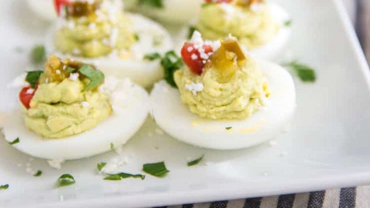 Mix Avocado Into the Yolks Instead of Using Mayo for Creamier Deviled Eggs