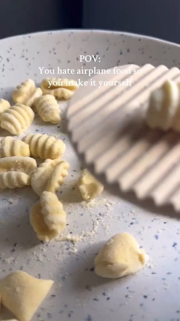 She Made Fresh Gnocchi From Scratch on an Airplane Reddit Noticed One Missing Step