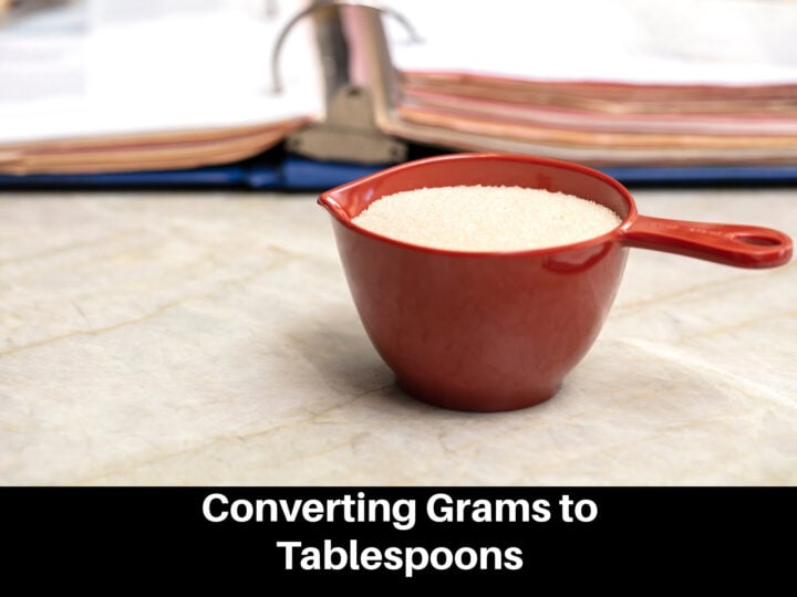 Converting Grams To Tablespoons