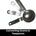Converting Grams to Teaspoons