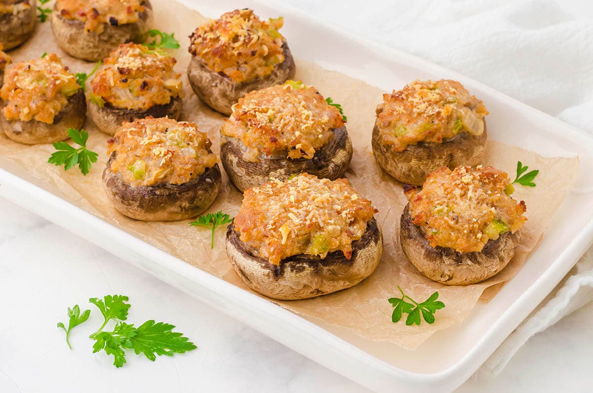 Baked Stuffed Mushrooms