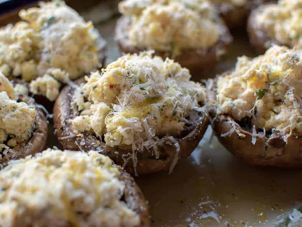 Ricotta Stuffed Mushrooms